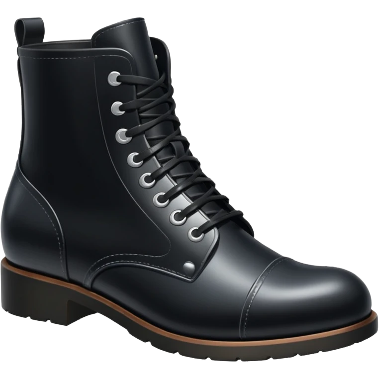 generate  me black boots emoji