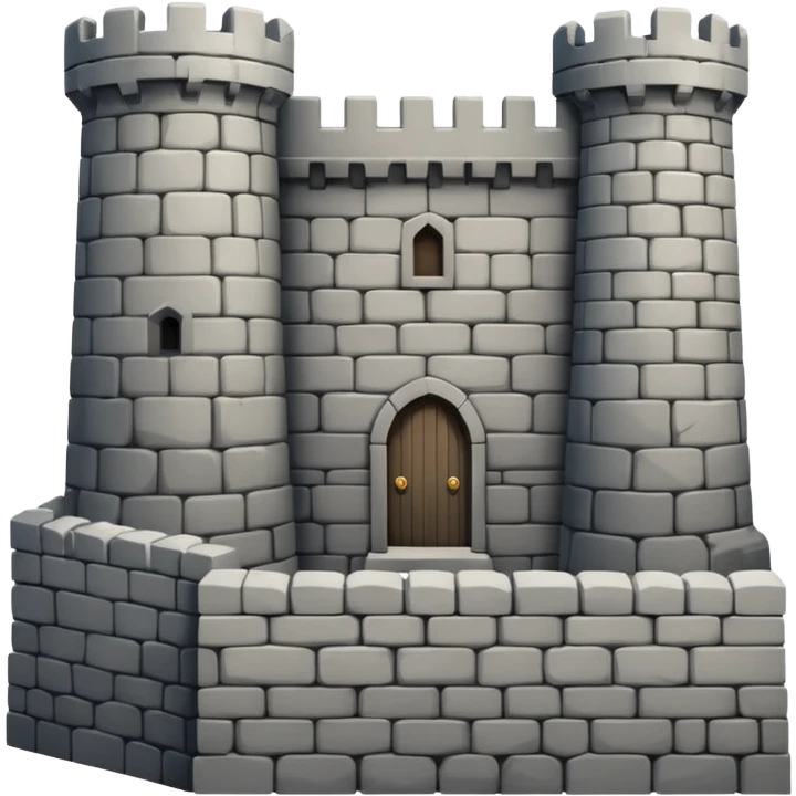 Castle Wall, like in the great wall of china emoji