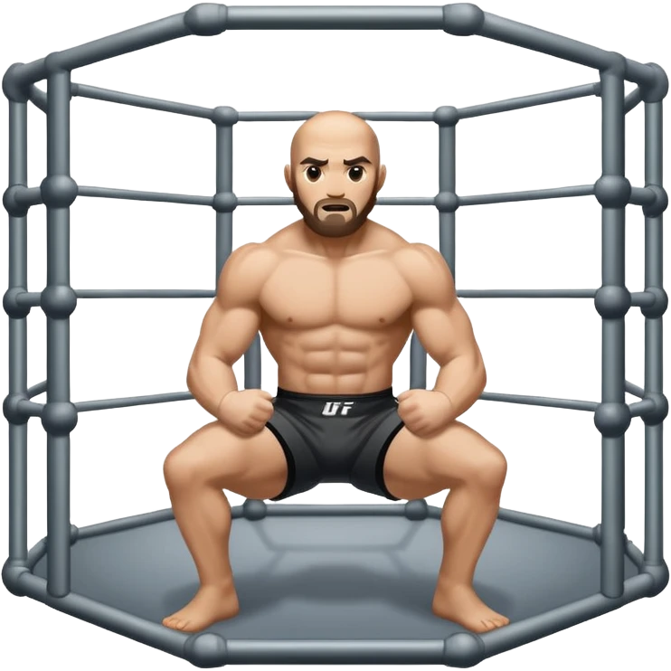 Create emoji the cage of ufc emoji