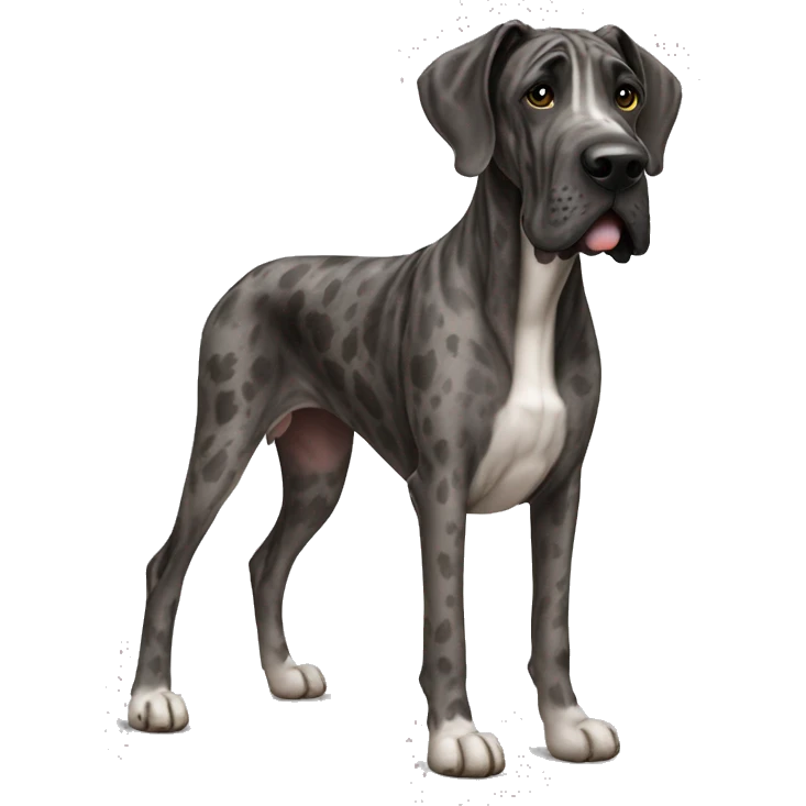 Great dane brindle emoji