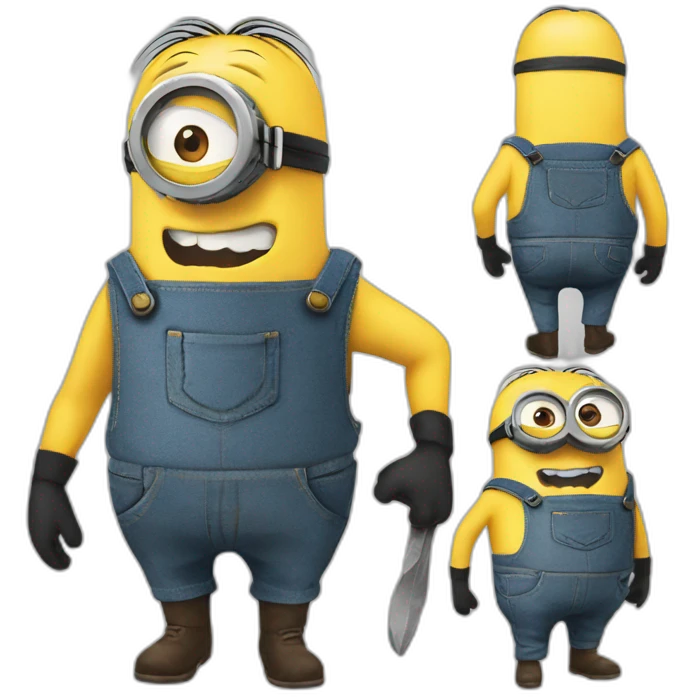 Minion camarero emoji