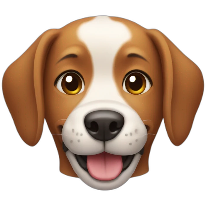 dog smile emoji