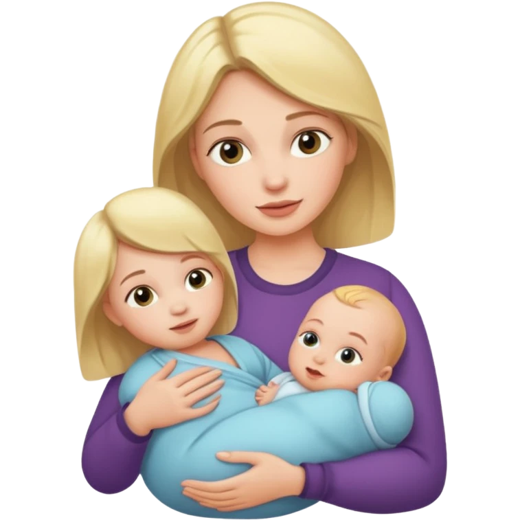 woman holding baby emoji emoji
