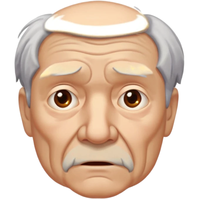 confused old man emoji