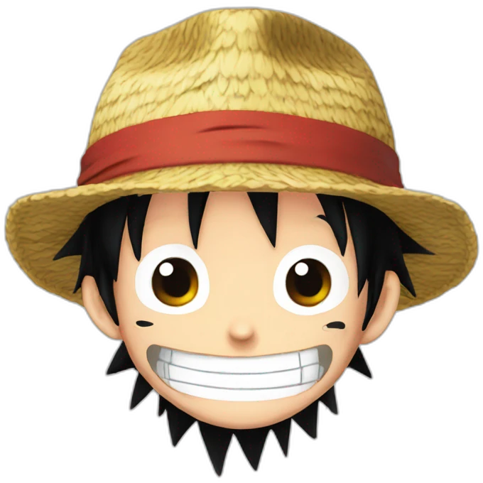 monkey D luffy from one piece emoji
