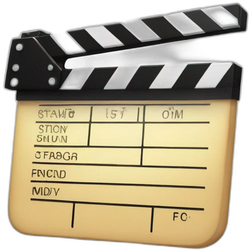 clapperboard emoji
