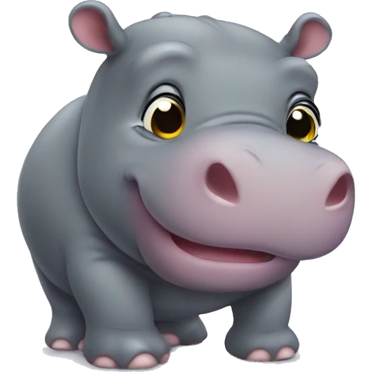 hippo cute  emoji
