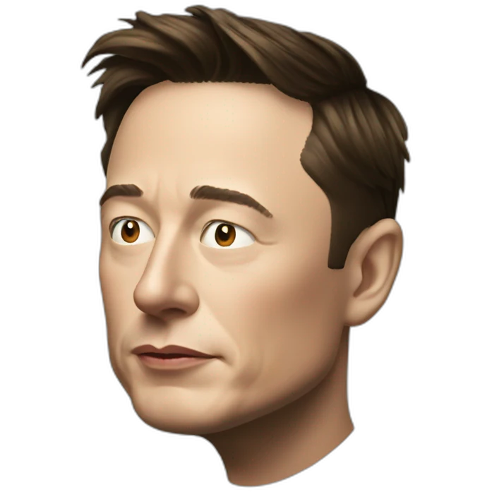 elon musk thinking emoji