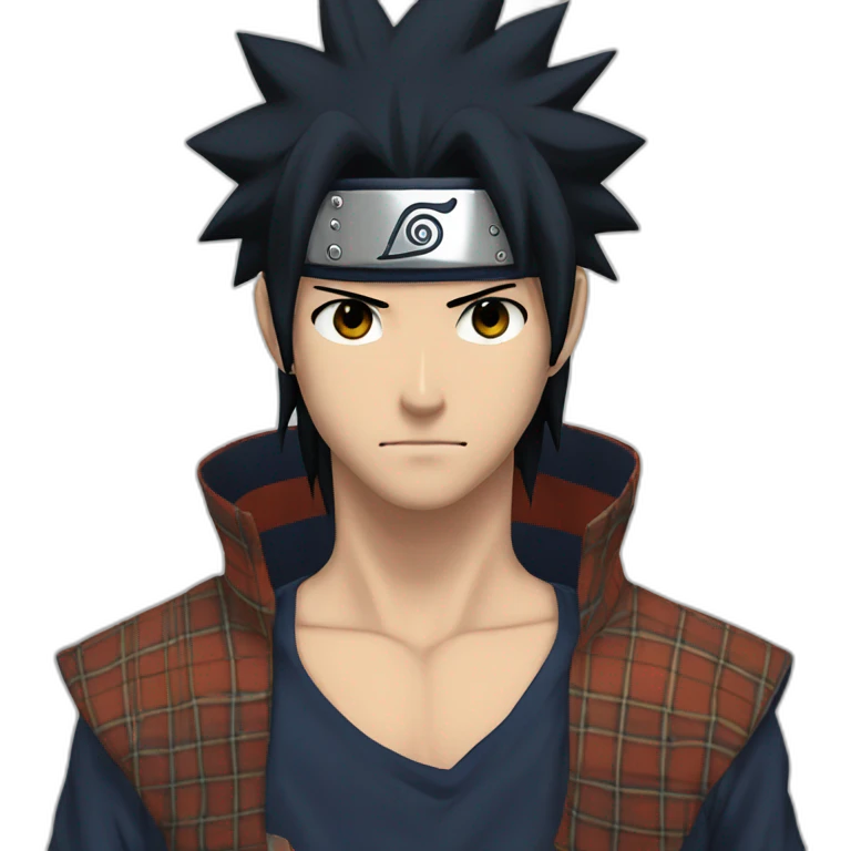 Naruto tartan Sasuke emoji