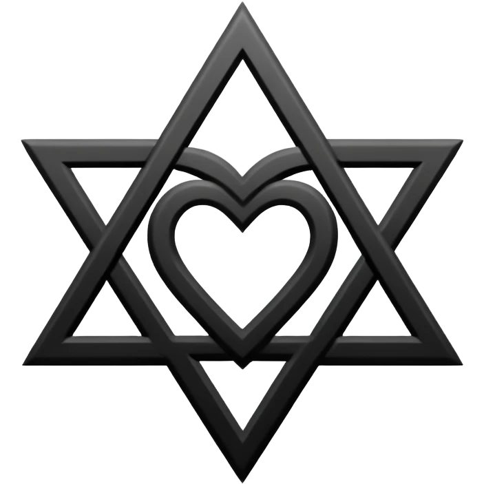 A heartagram like ville valo symbol yk emoji