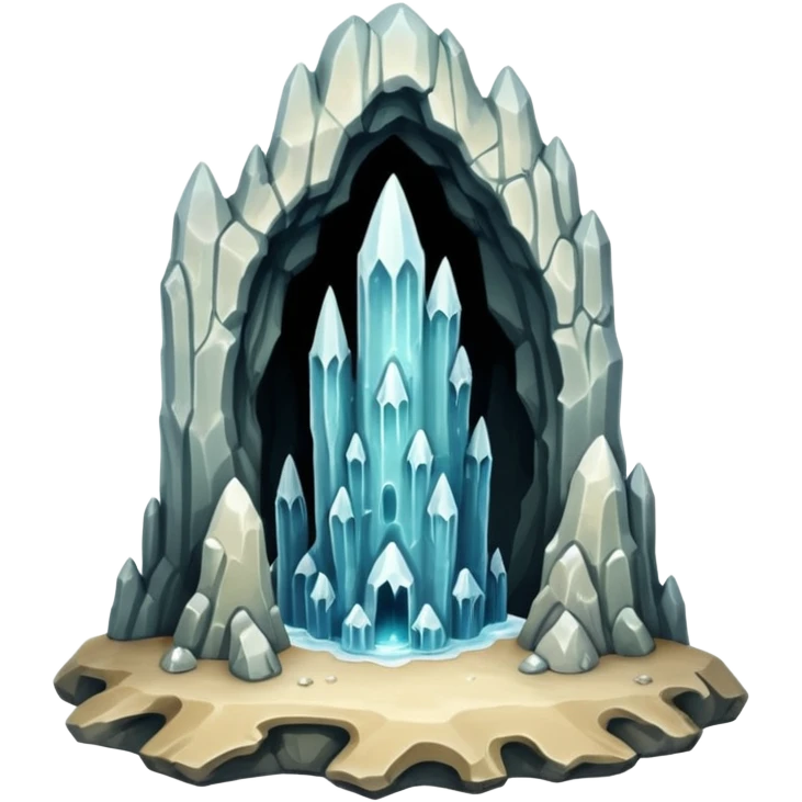 Stalactite in nature emoji
