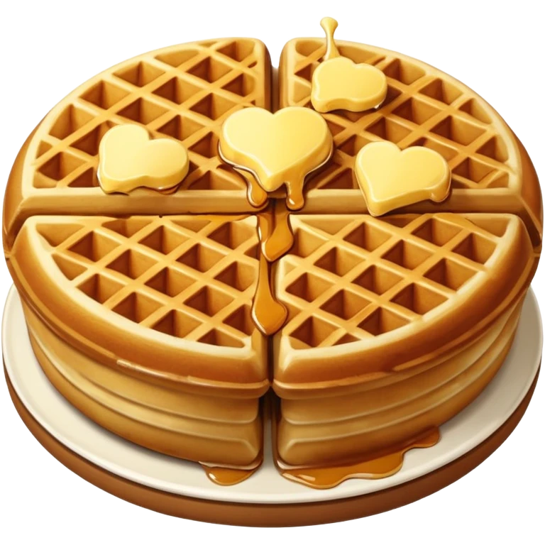 round waffle emoji