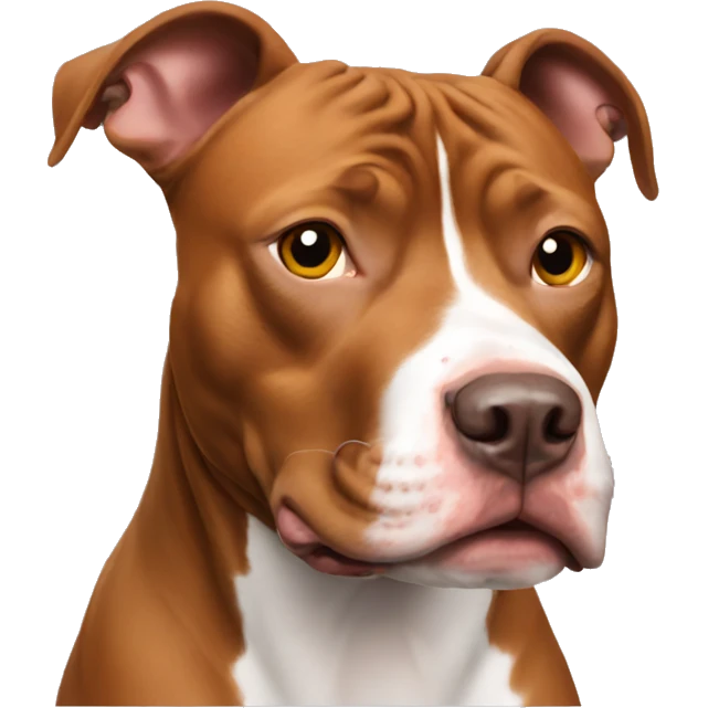 Red nose Pitbull emoji