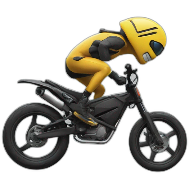 Wheelie on a surron emoji