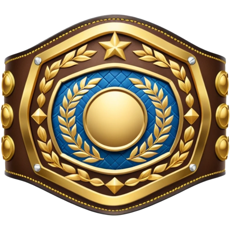 One championship belt emoji