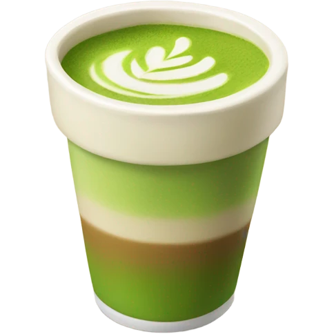 Matcha latte  emoji