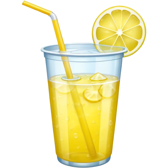 lemonade in a plastic cup emoji