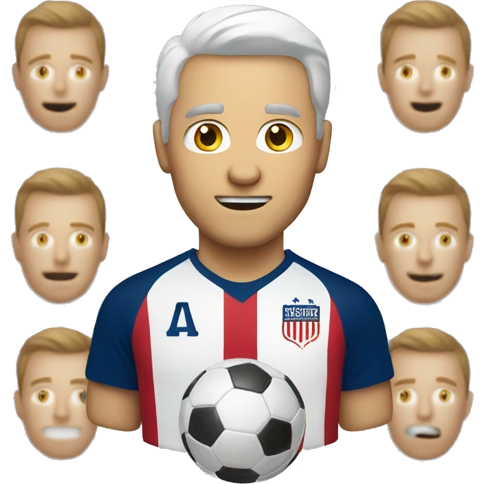USA white man soccer emoji