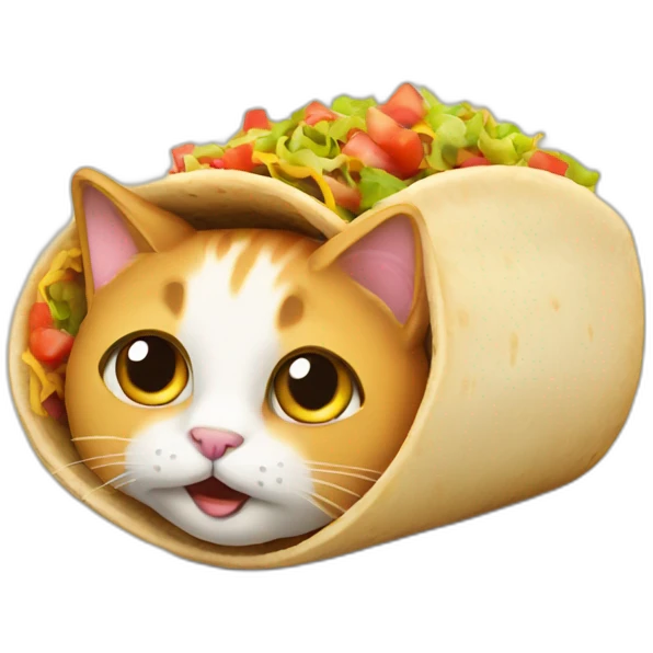 cat taco emoji