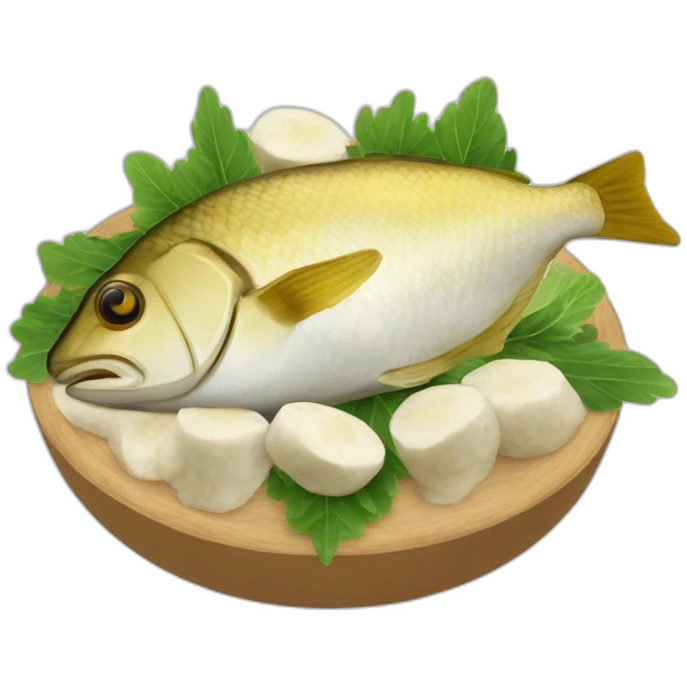 Bacalhau quer alho emoji