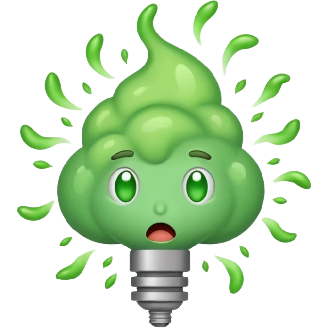 bursting fart, comic style emoji