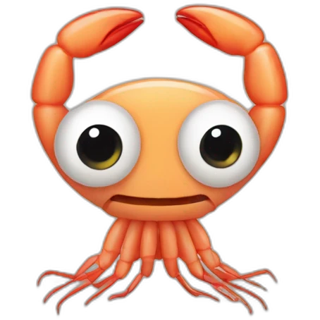 Face shrimp emoji