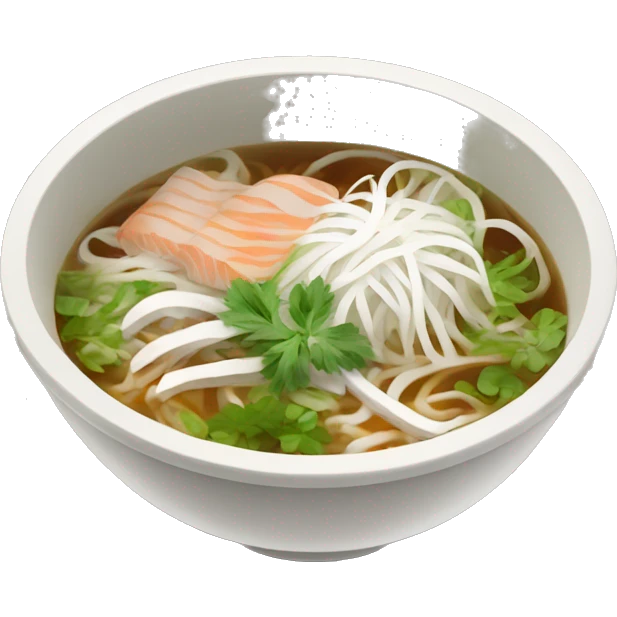 Bowl of pho emoji