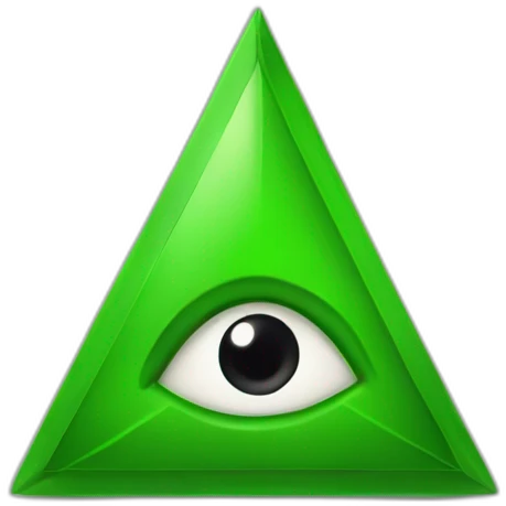 triangulo verde apunta abajo emoji