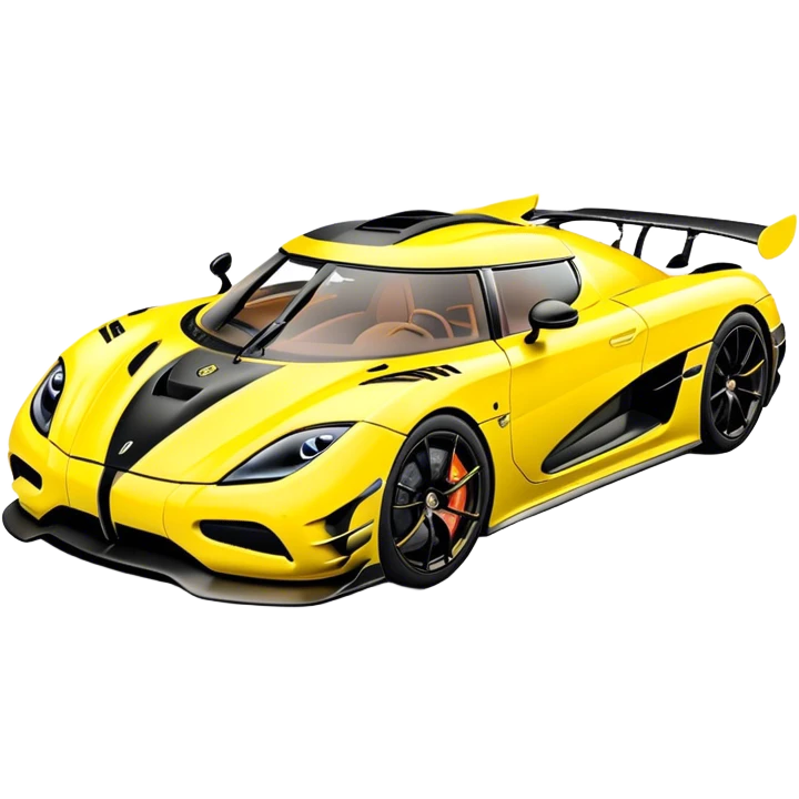 Koenigsegg Agera RS - Koenigsegg (Model Year: 2020) (Iconic colour: Yellow) emoji