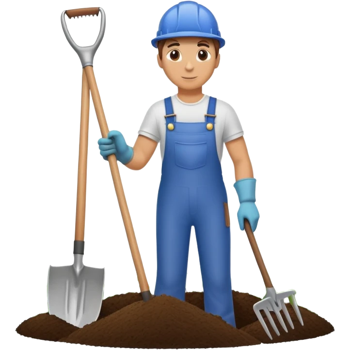 Yard work emoji