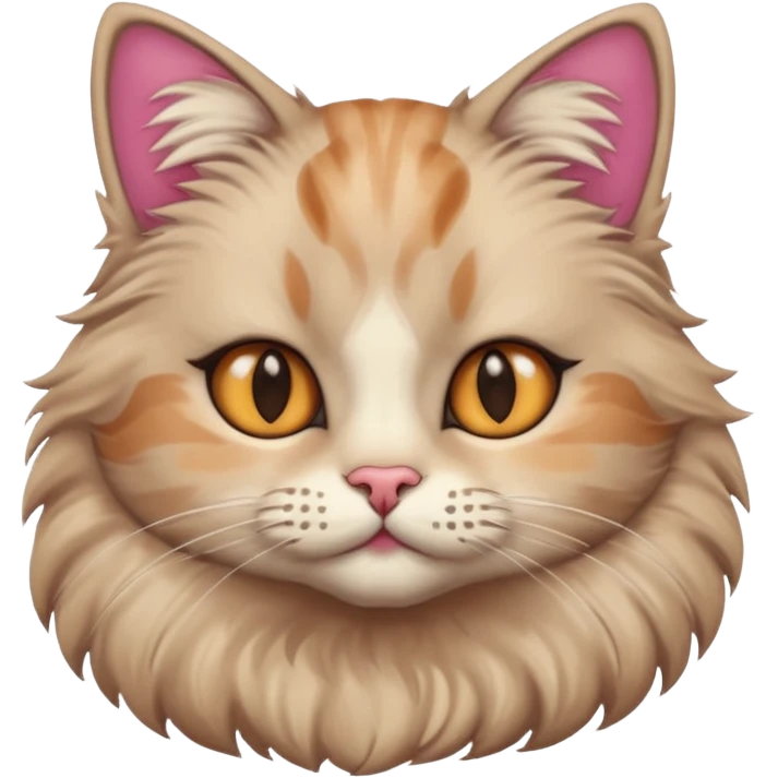 cat wearing makeup emoji