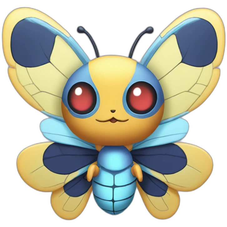 butterfree pokemon with smg emoji
