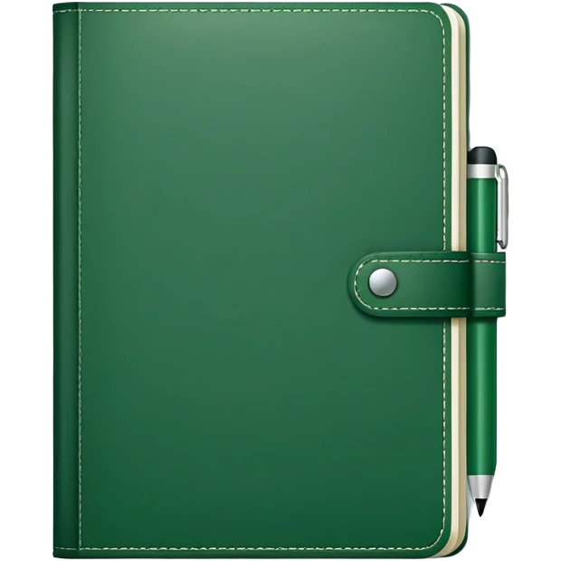 green notebook emoji
