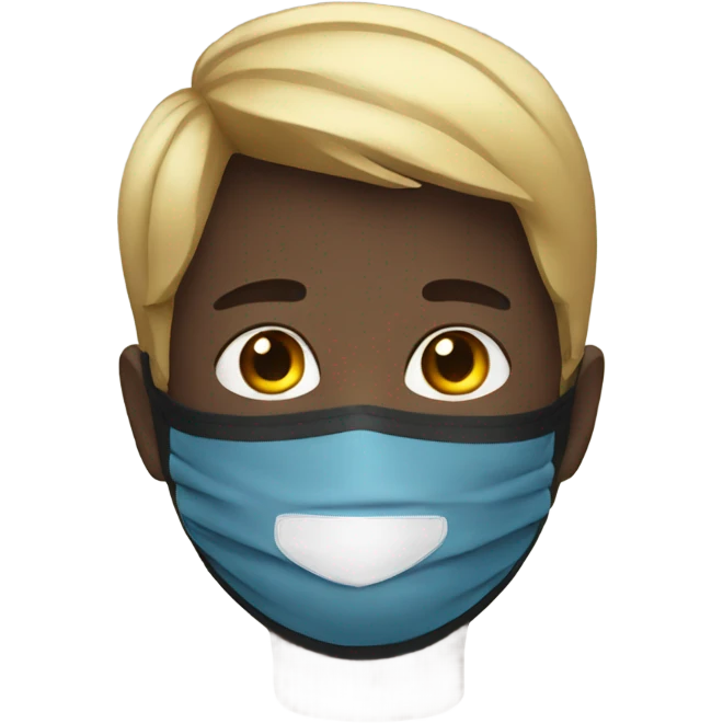 Boy with mask  emoji