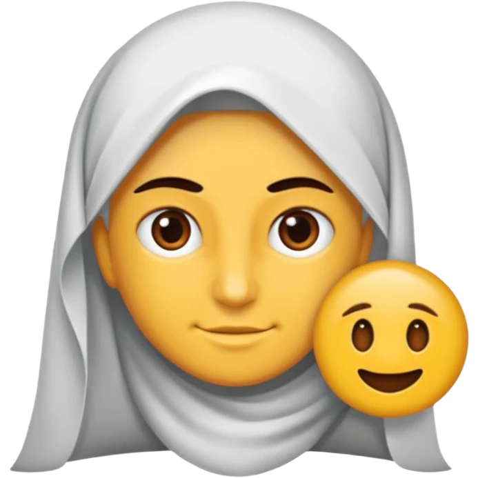 dalgalı saçlı esmer kız emoji