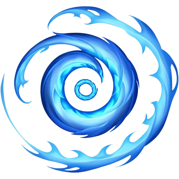 Fogo azul emoji
