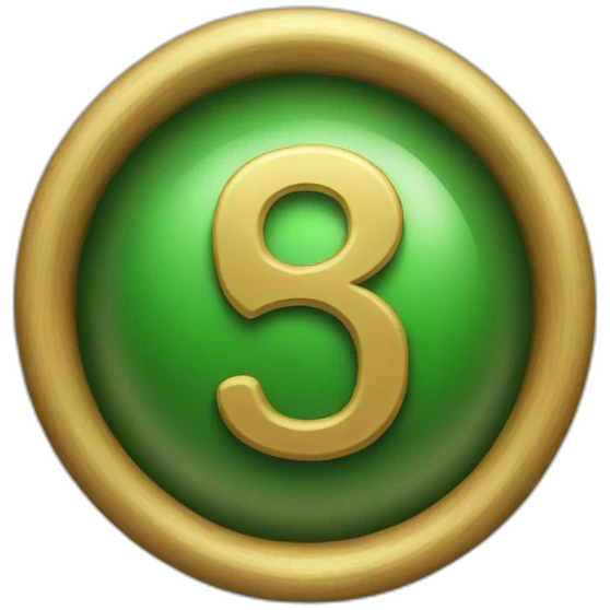 Lucky number emoji