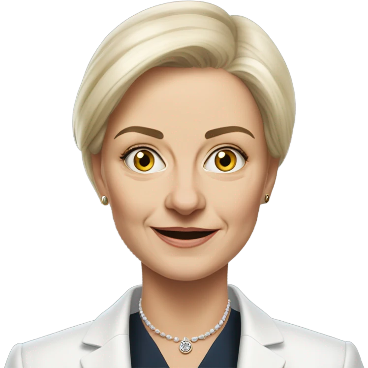 hyper realistic Kaya Kallas European Union emoji