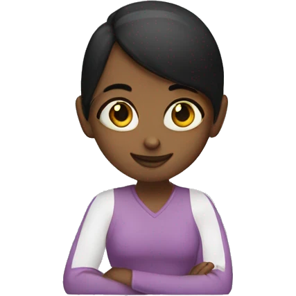 Girl with two macbooks  emoji