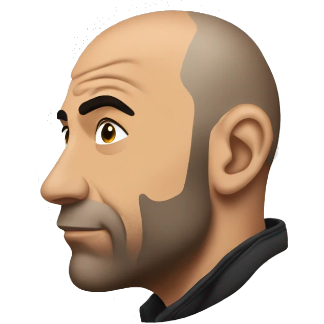 Joe rogan side profile emoji