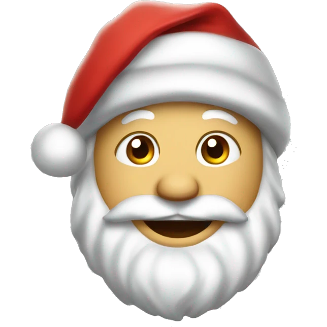 Happy Santa emoji