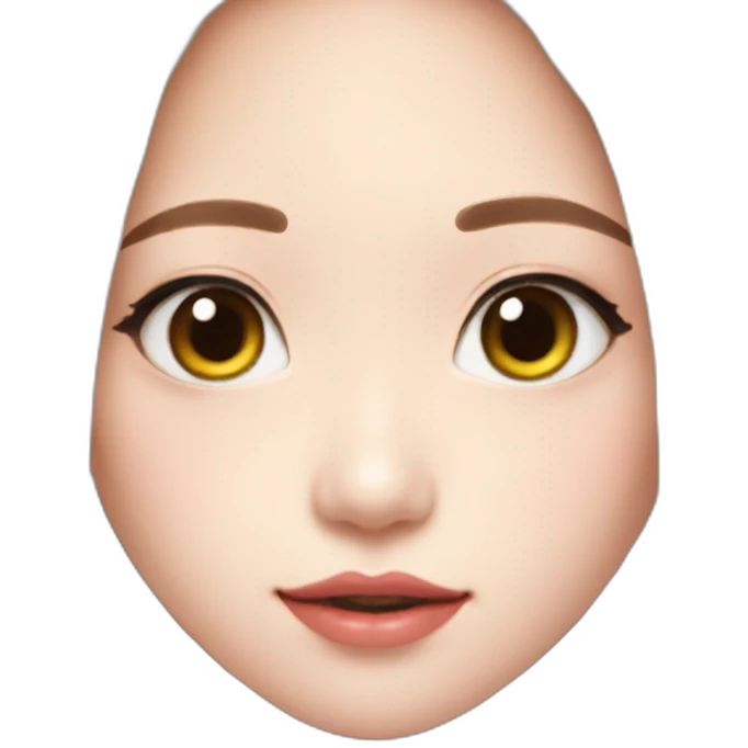 Chuu from loona hi high photoshoot emoji
