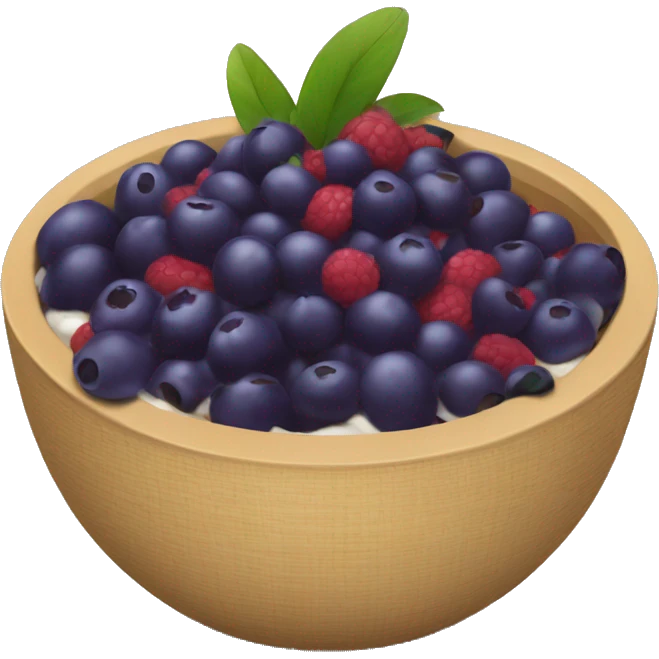 Açai bowl emoji