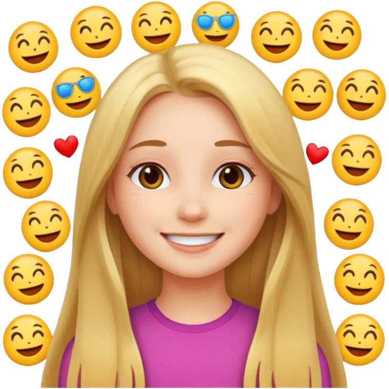 Emojis girly pelo lacio  Y largo emoji