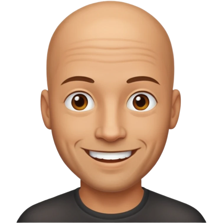 bald man emoji