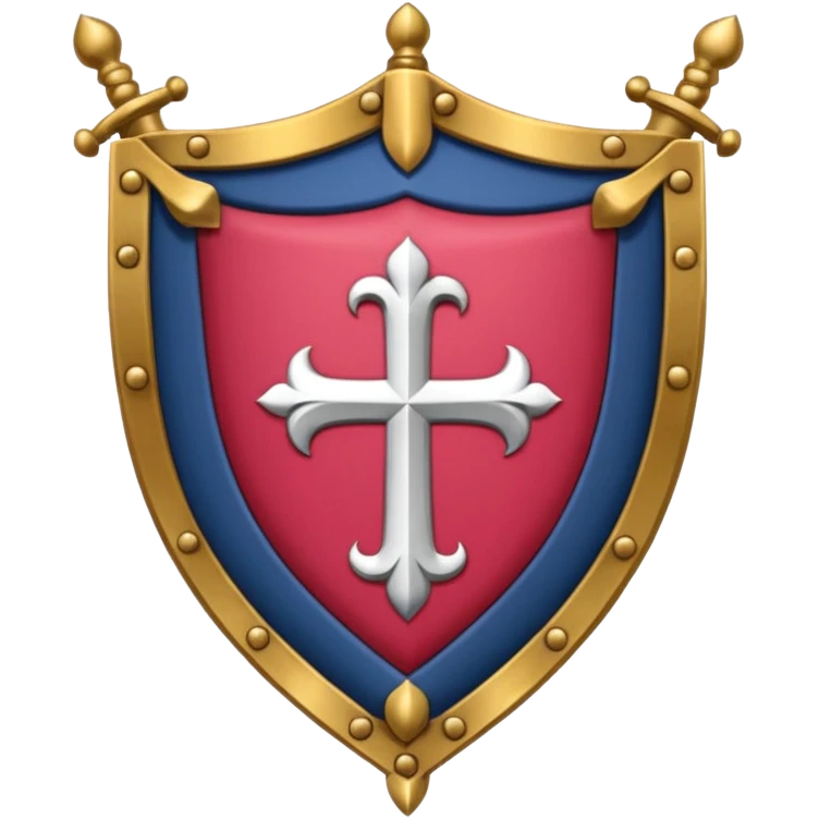 brasão sangrando medieval rosa de sangue vermelha emoji