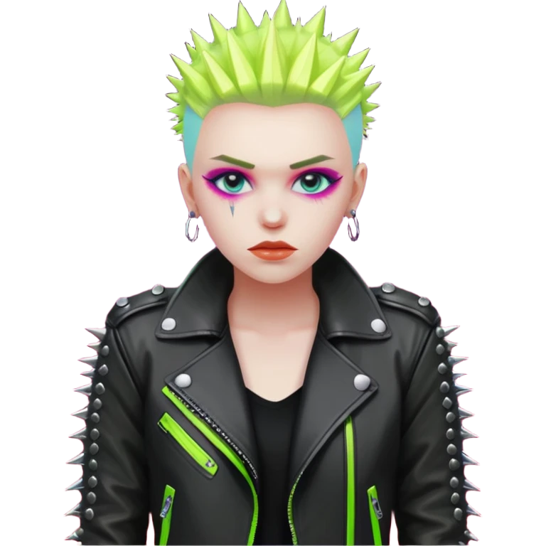 neon color Russian underground fashion  emoji