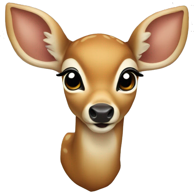 baby deer head  emoji