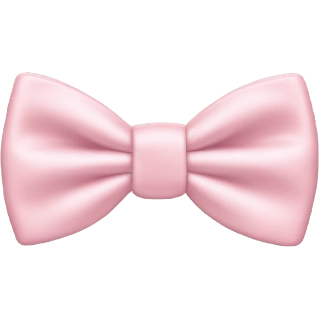 Light pink bowtie emoji