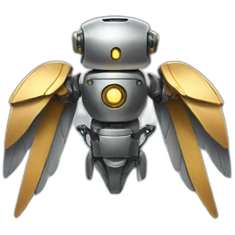 metal robot wings emoji
